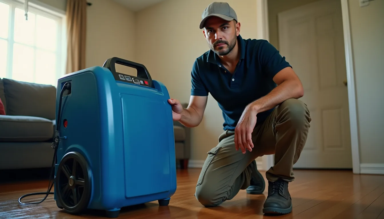 Water damage restoration service